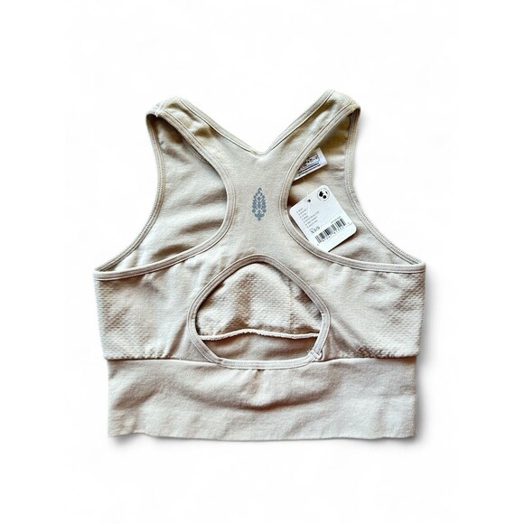 NWT Free People Movement Women's XS/S Every Single Time Bra Doe Light Beige - Picture 5 of 6